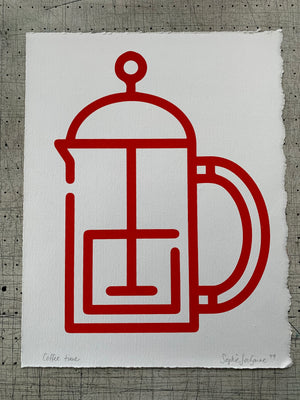 Affiche Coffee time
